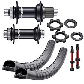 WTB CZR i30 Carbon Wheelset / Shimano XT HB-M8110-B + FH-M80