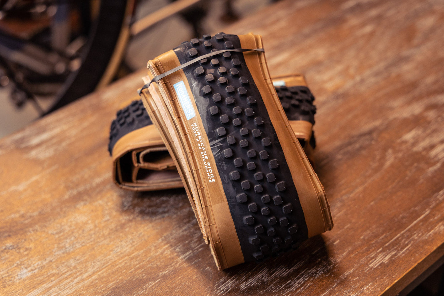 Rene Herse 700X42 Hurricane Ridge TC Tire Endurance PLUS Dark Tan