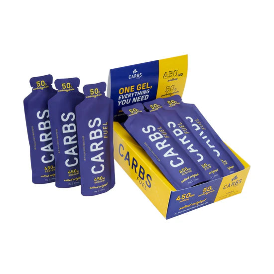 Carbs Fuel 50g Salted Energy Gels single Gel (12ct box)