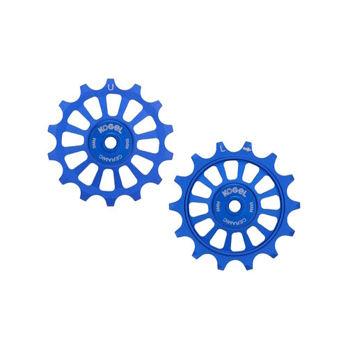 KOGEL 14/14T PULLEY SET FOR SRA12- CROSS BLUE