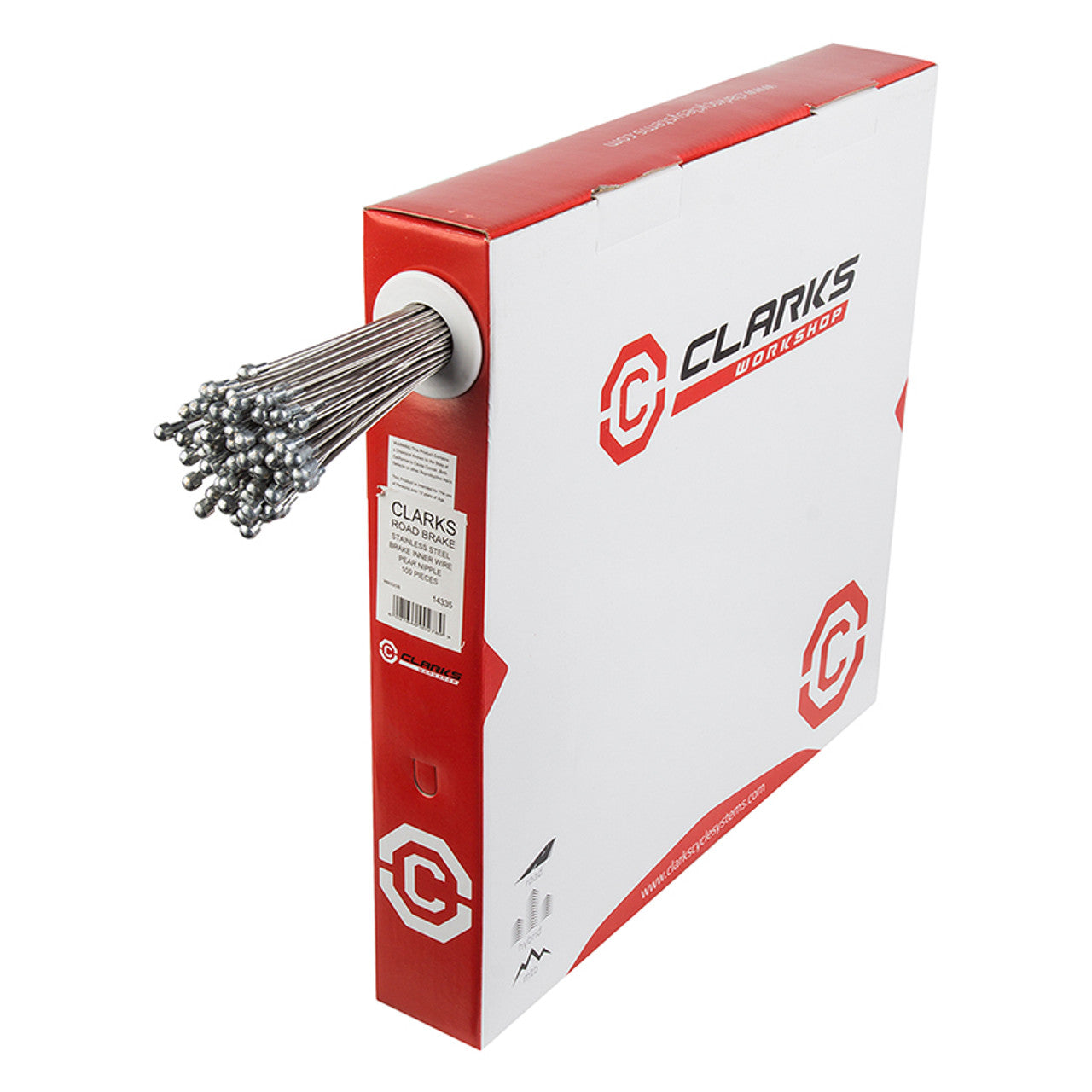 CABLE BRAKE CLK WIRE SS 1.5x1810 RD BXof100