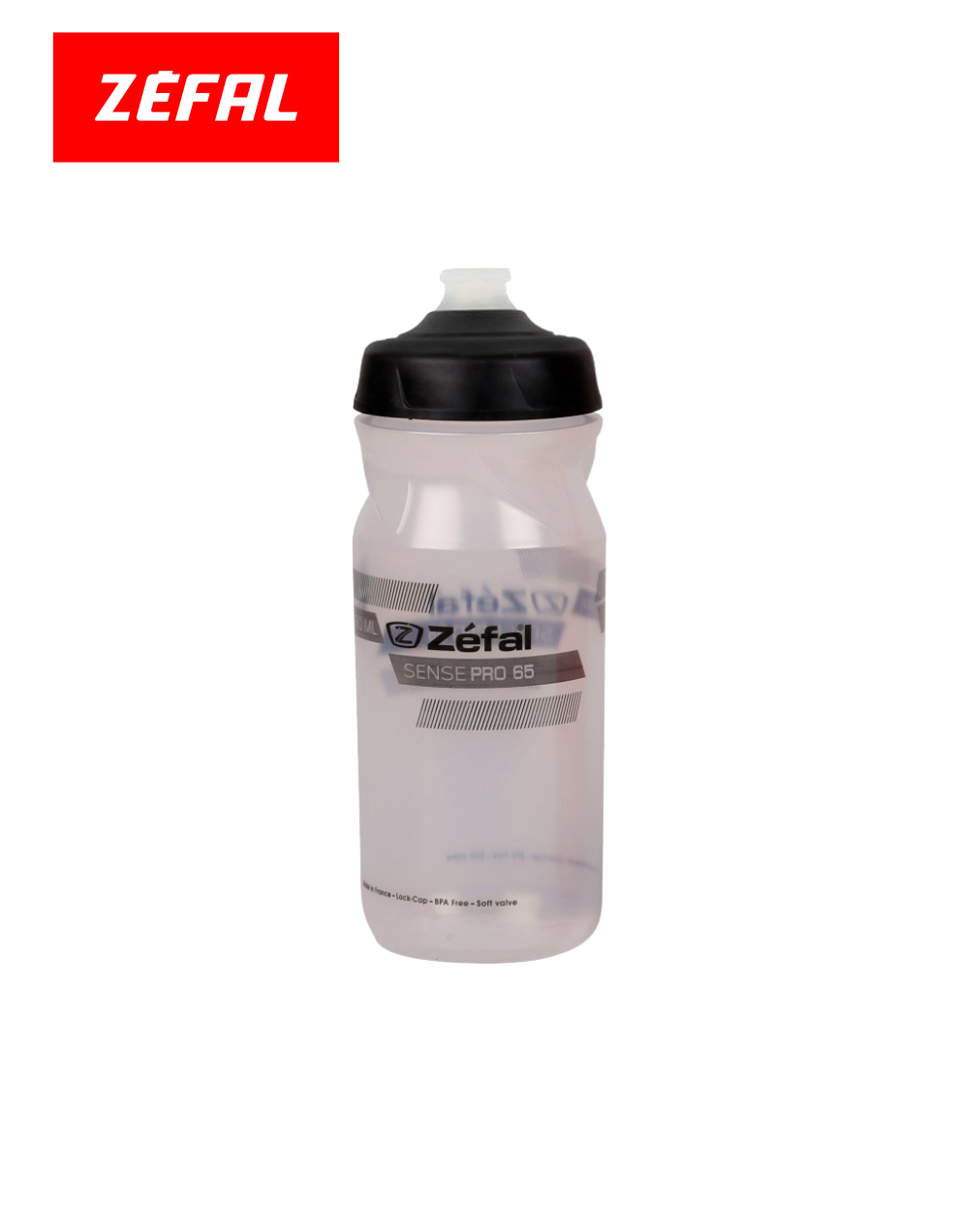 BOTTLE ZEFAL 22oz SENSE PRO 65 CLR/BK