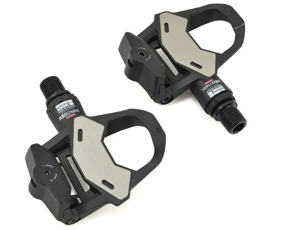 LOOK KEO 2 MAX CARBON Pedals - Single Sided Clipless, Chromoly, 9/16", Black