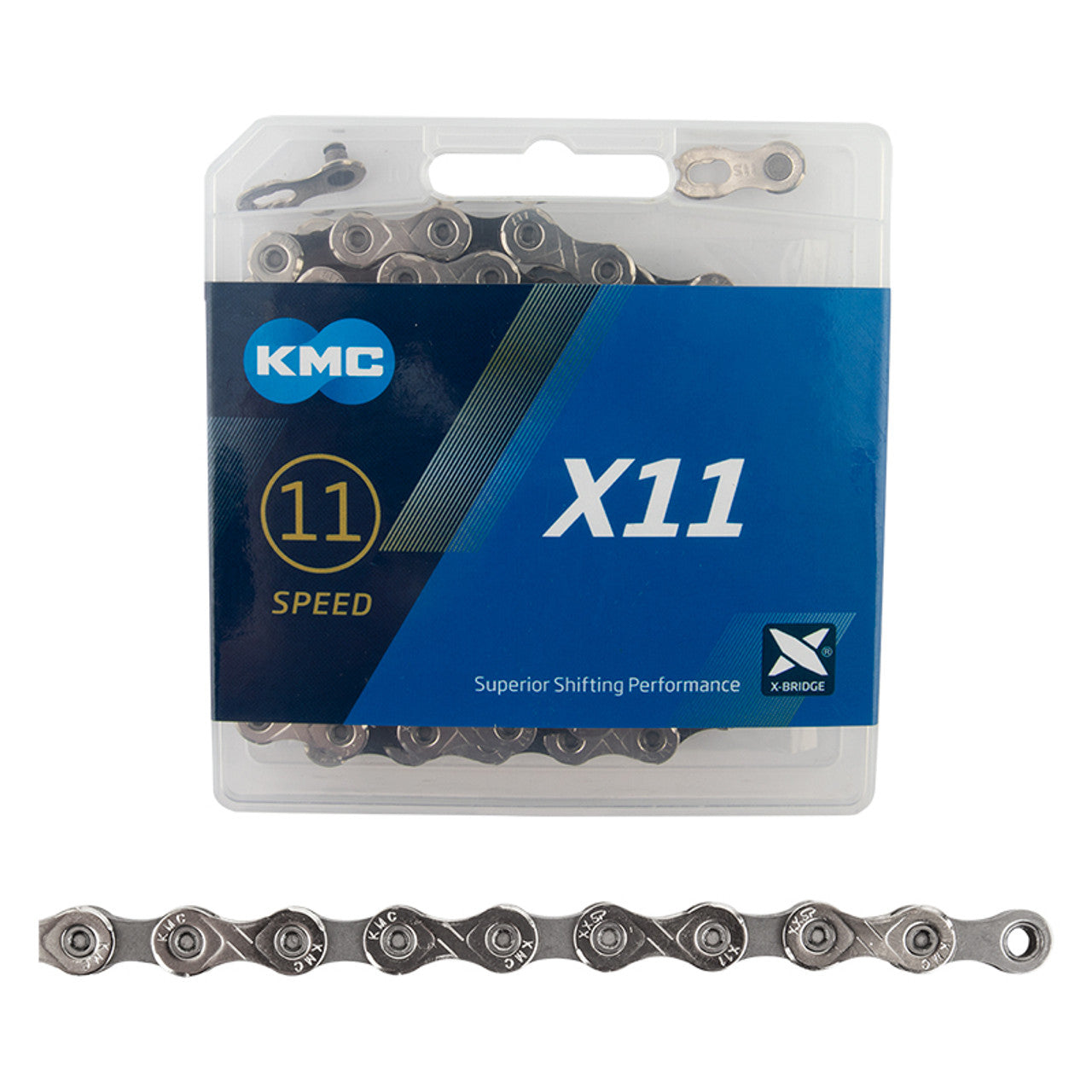 CHAIN KMC X11 11s BK/SL 118L