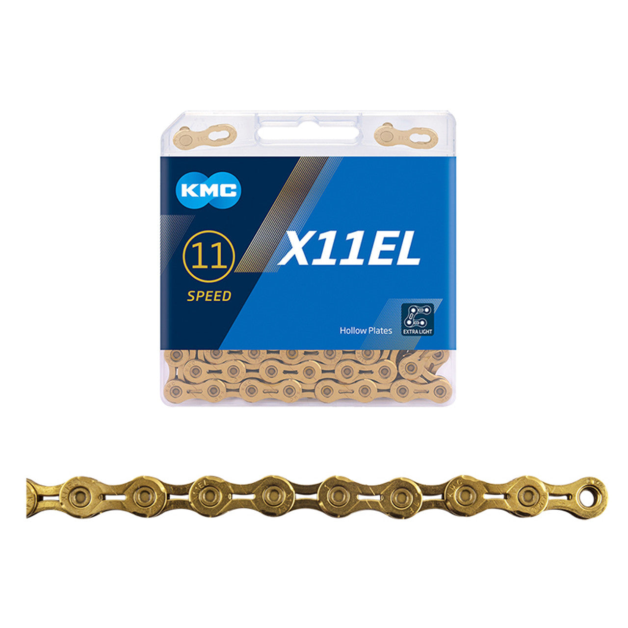 KMC X11EL Extra light chain 11 speed GOLD