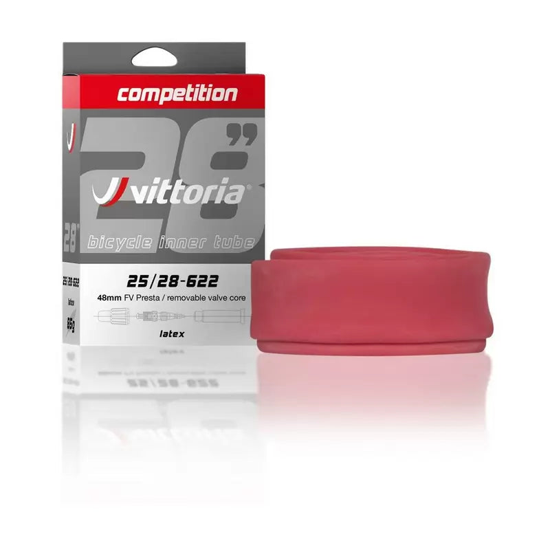 Vittoria Competition Latex Tube - 700 x 25-28, 48mm Presta Valve
