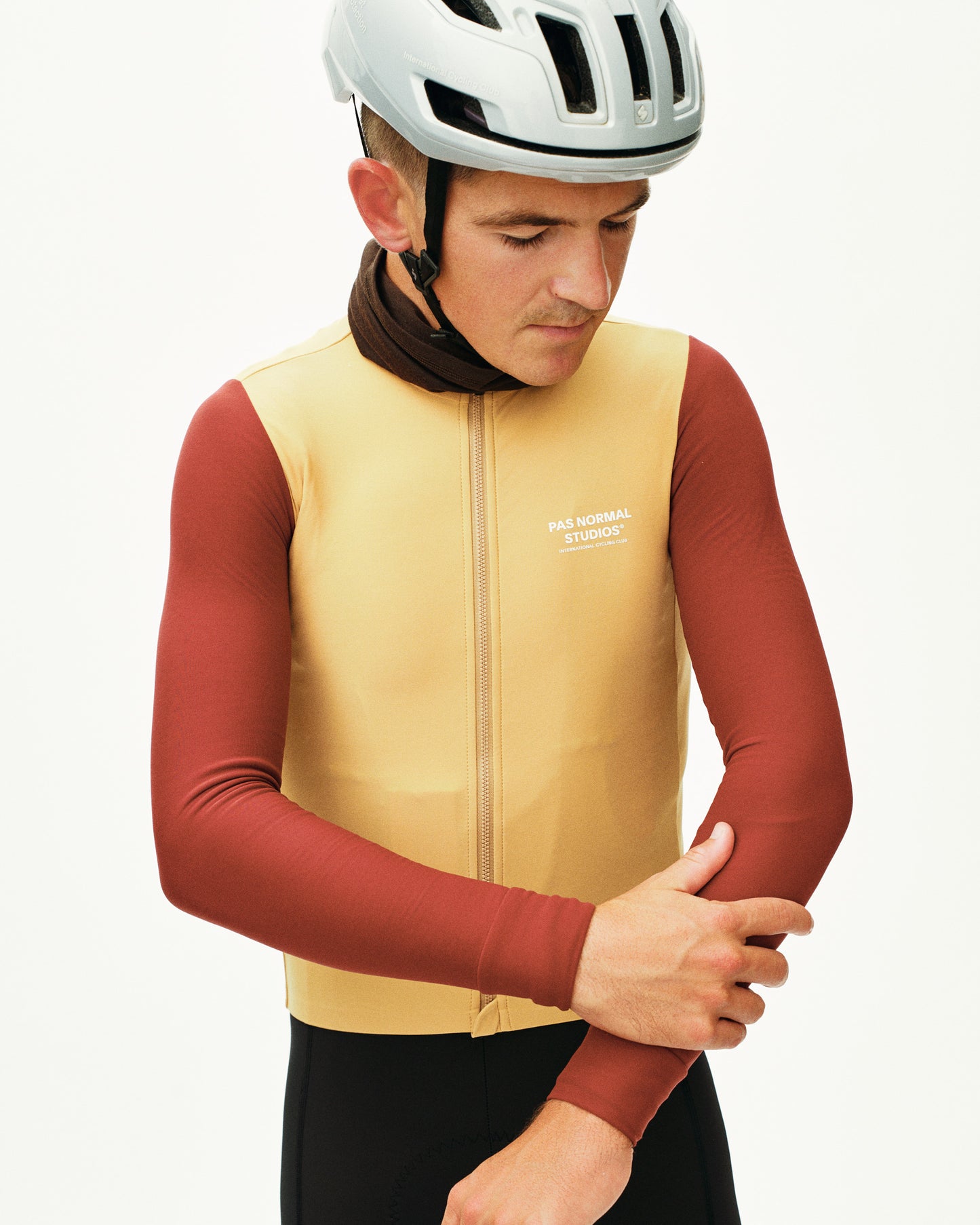 Pas Normal Studios Men's Mechanism Long Sleeve Jersey Camel / Marron