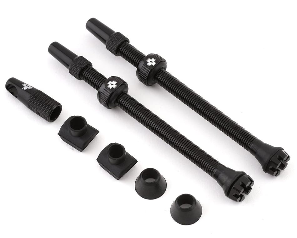 Muc-Off V2 Tubeless Valve Kit - Black, 80mm, Pair