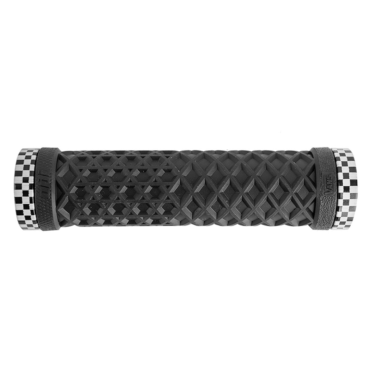 GRIPS ODI LOCKON BONUS MTN VANS BK/CHECKER-CLAMP 130mm