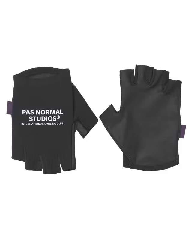 Pas Normal Studios Logo Race Mitts Black