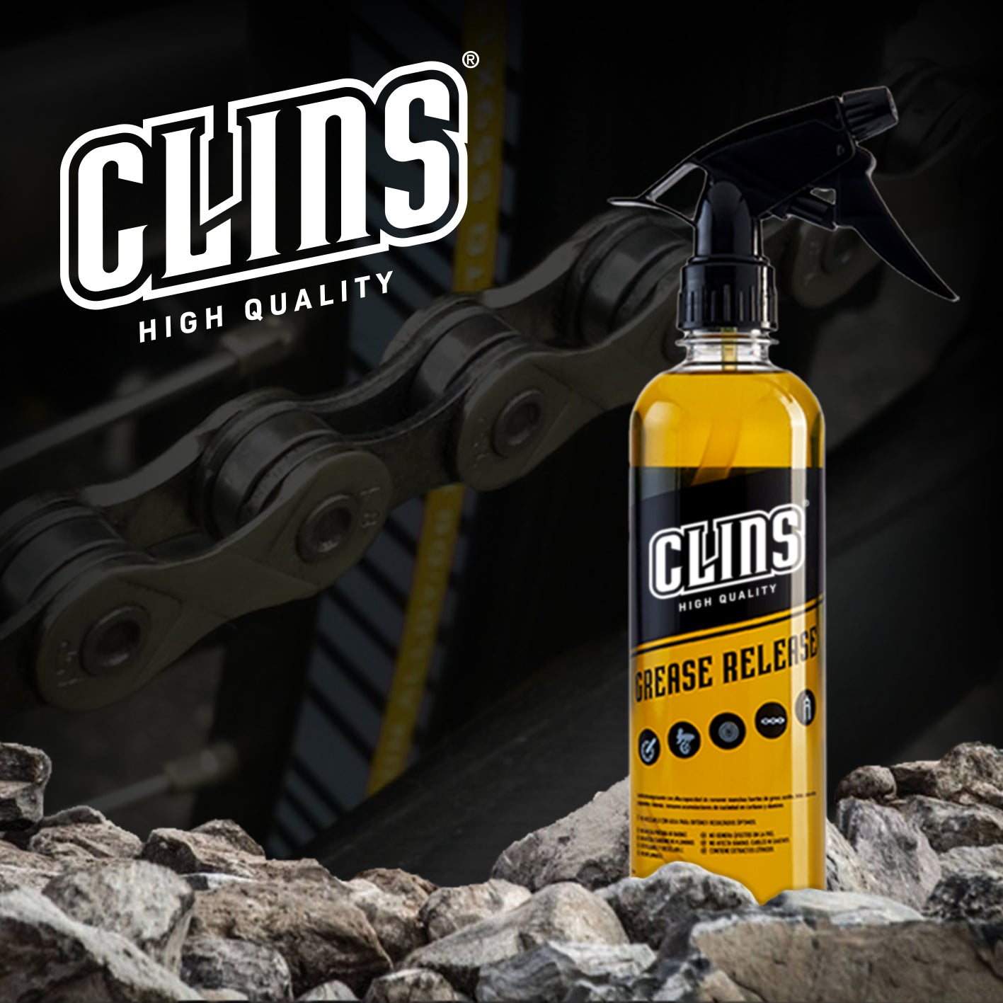 CLINS GREASE RELEASE
