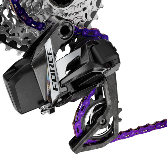 SRAM Force Flattop Chain - 12/13-Speed, 126 Links, PowerLock Connector, PURPLE, E1