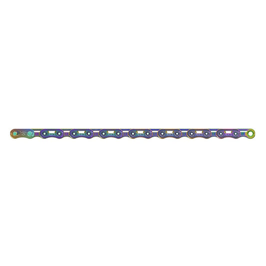 SRAM RED Flattop Chain - 12/13-Speed, 126 Links, Flattop, PowerLock, Rainbow, E1