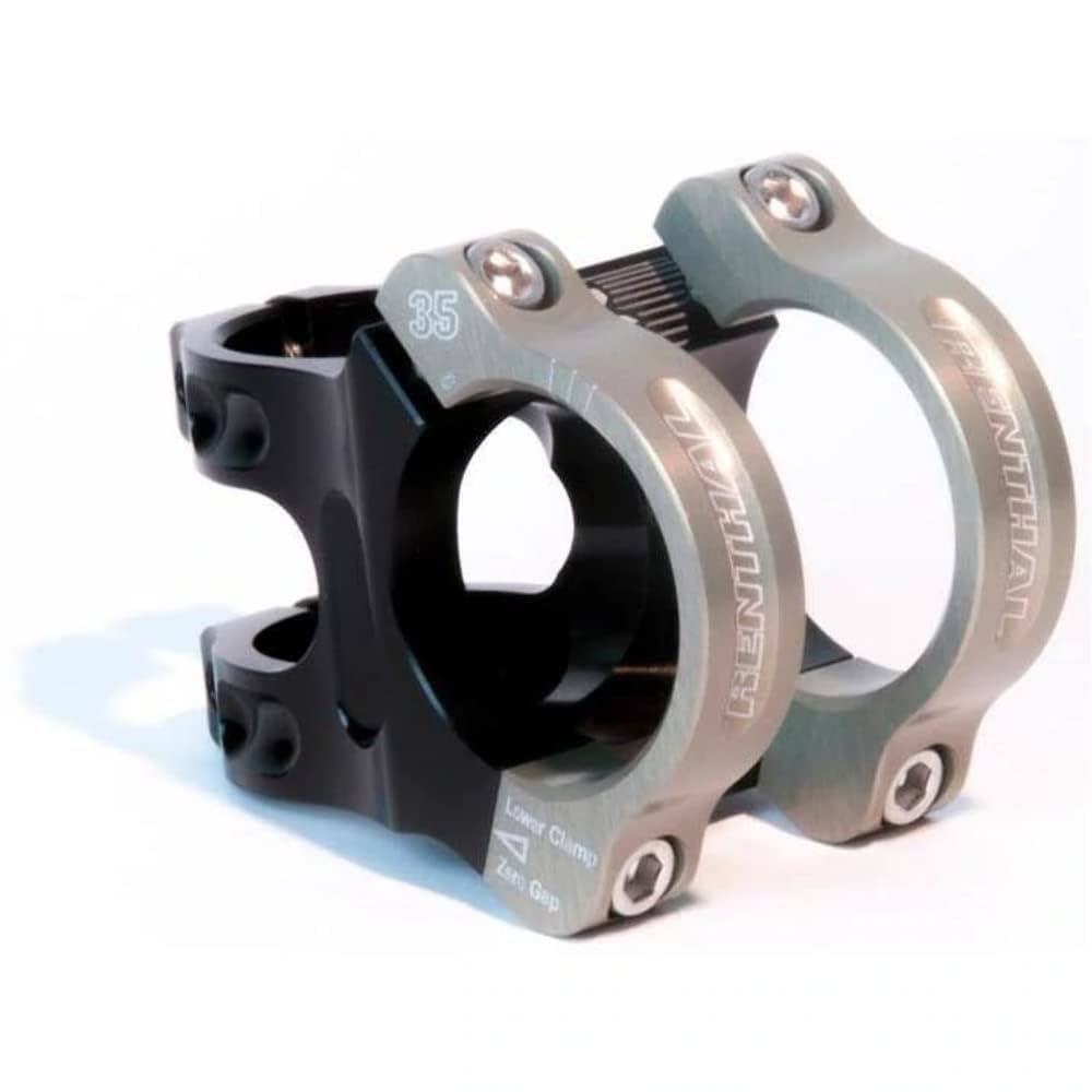 Renthal Apex 35 Stem - 50mm, 35 Clamp, +/-6, 1 1/8", Aluminum, Black/Gold