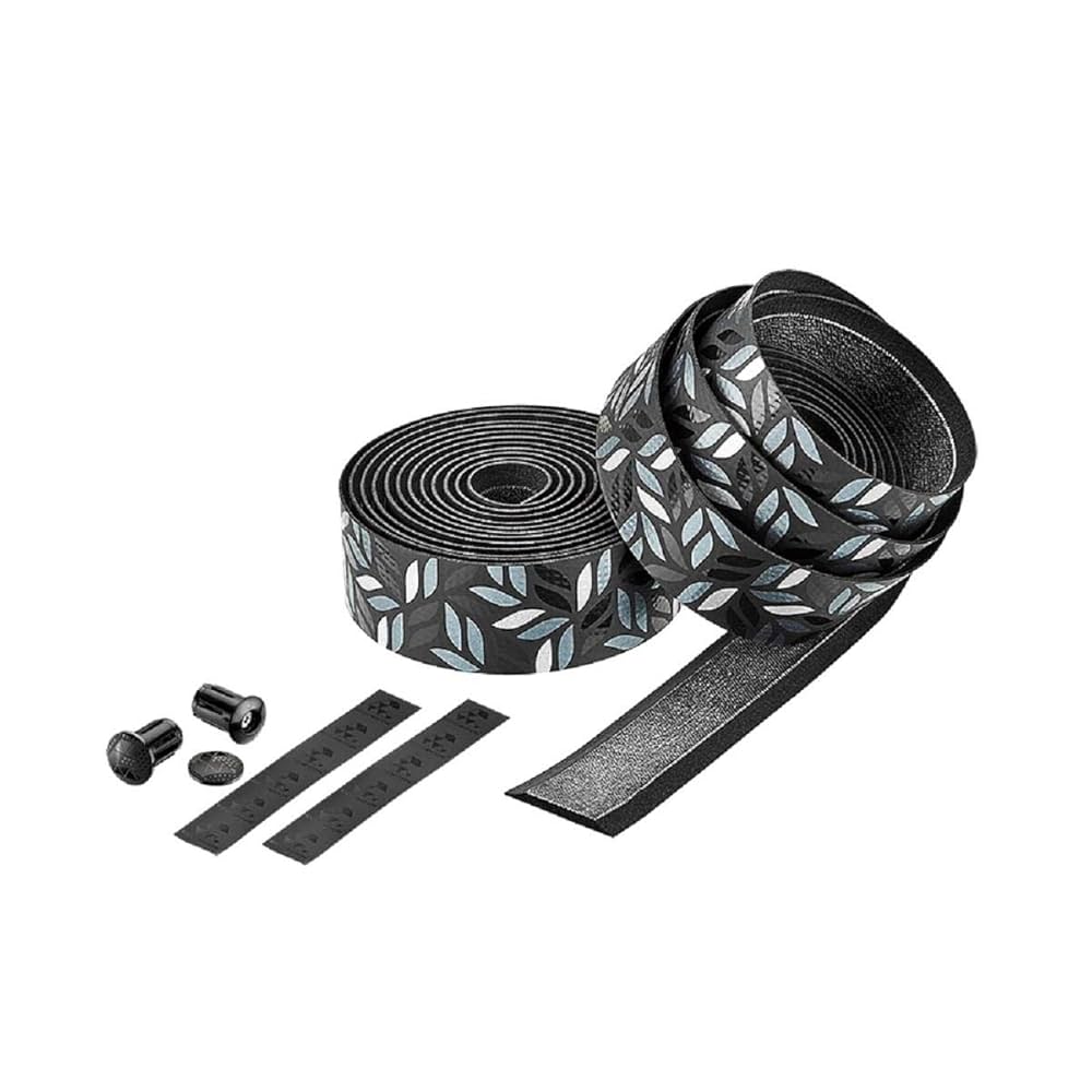 Leather Touch Handlebar Tape, Rainforest Flower w/Blk