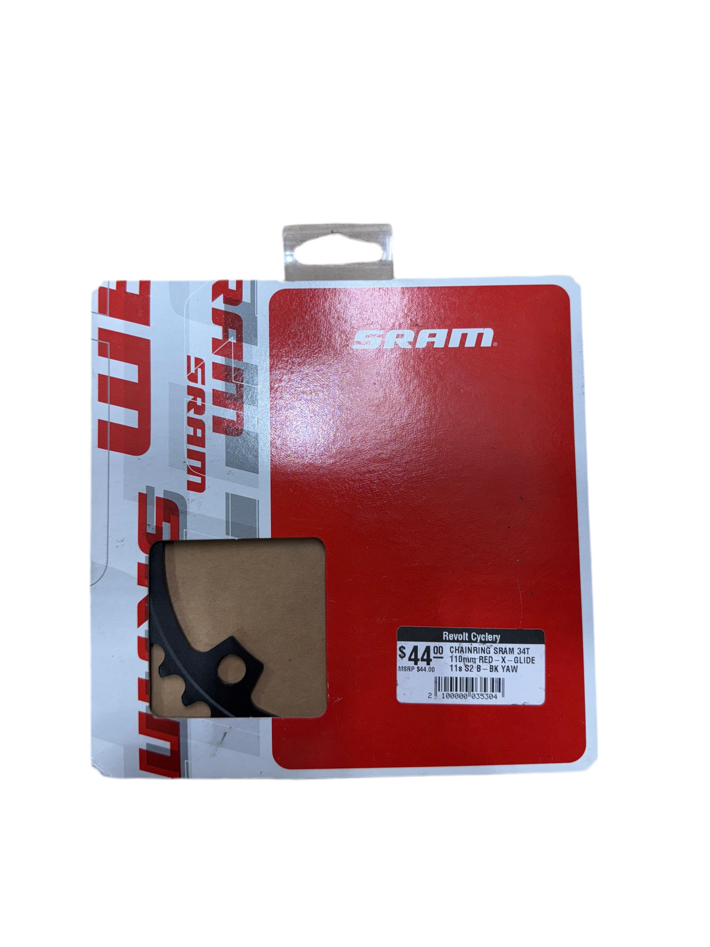 SRAM 11spd 34T 110mm Chainring Black