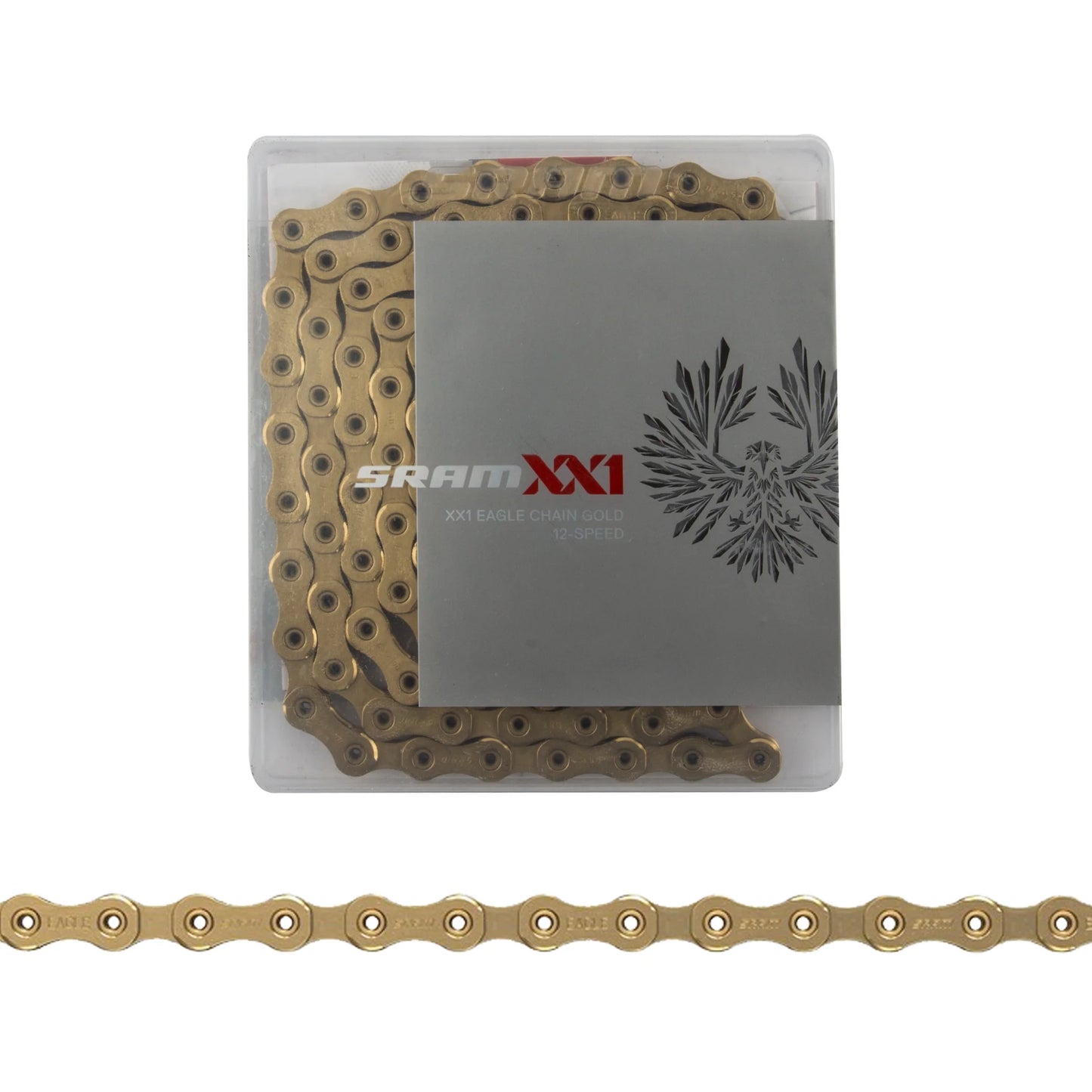 SRAM XX1 Eagle Chain - 12-Speed, 126 Links, Gold