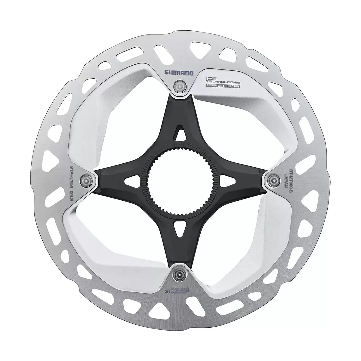 ROTOR FOR DISC BRAKE, RT-MT800, S 160MM, W/LOCK RING