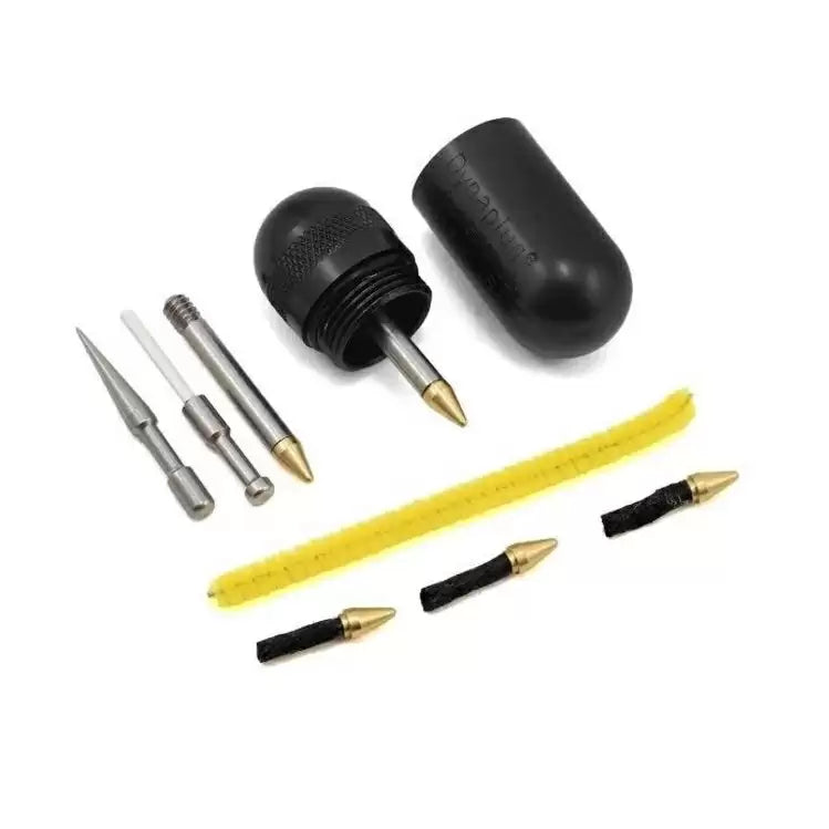 Dynaplug Pill (Micro Pro) Tubeless Tire Repair Tool Kit, Anodized Black /each