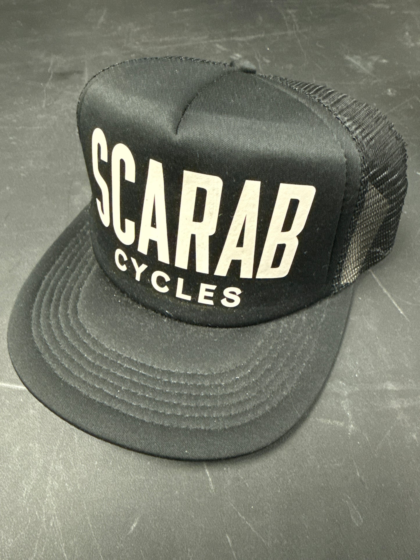 Scarab Trucker Cap Black
