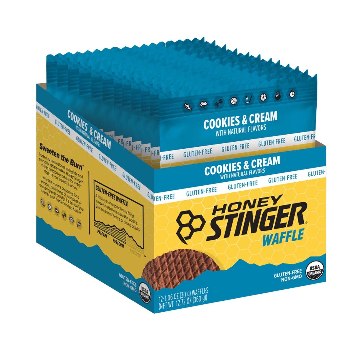 HONEY STINGER WAFFLE ORGANIC COOKIES AND CREAM