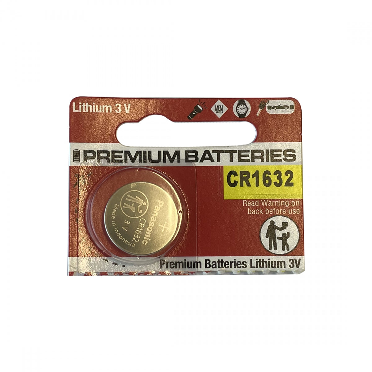 Panasonic Lithium Battery CR1632