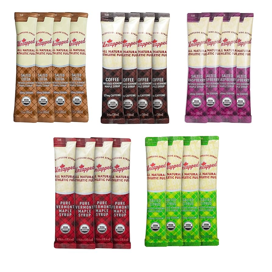 UnTapped Energy Gel 20ct Box Coffee (27mg Caffine) single