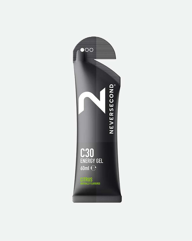 NEVERSECOND C30 ENERGY GEL CITRUS 12pks single