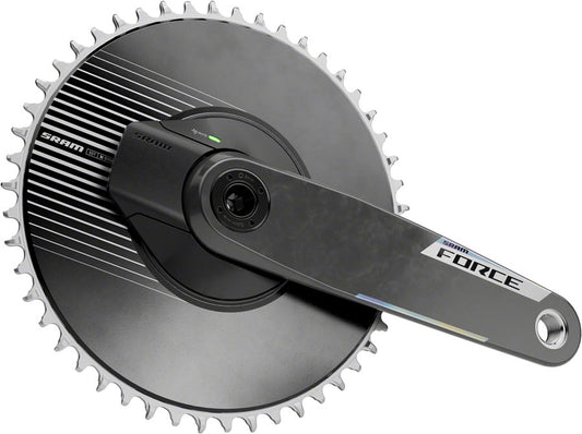 SRAM Force 1 AXS Power Meter Crankset - 165mm, 12-Speed, 50t Aero PM Chainring, 8-Bolt Direct Mount, DUB Spindle, Carbon, E1