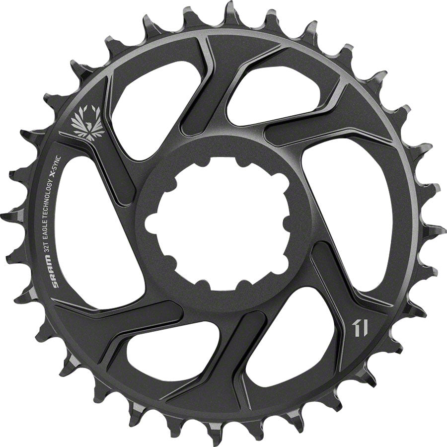 SRAM X-Sync 2 Eagle Direct Mount Chainring - 34 Tooth 3mm Boost Offset 12-Speed Black