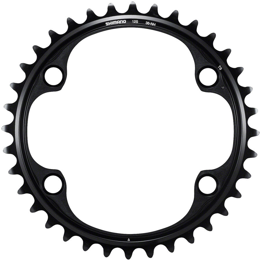 Shimano Dura-Ace FC-R9200 12-Speed Chainring - 36t, Asymmetric 110 BCD, Black, NH (Copy)