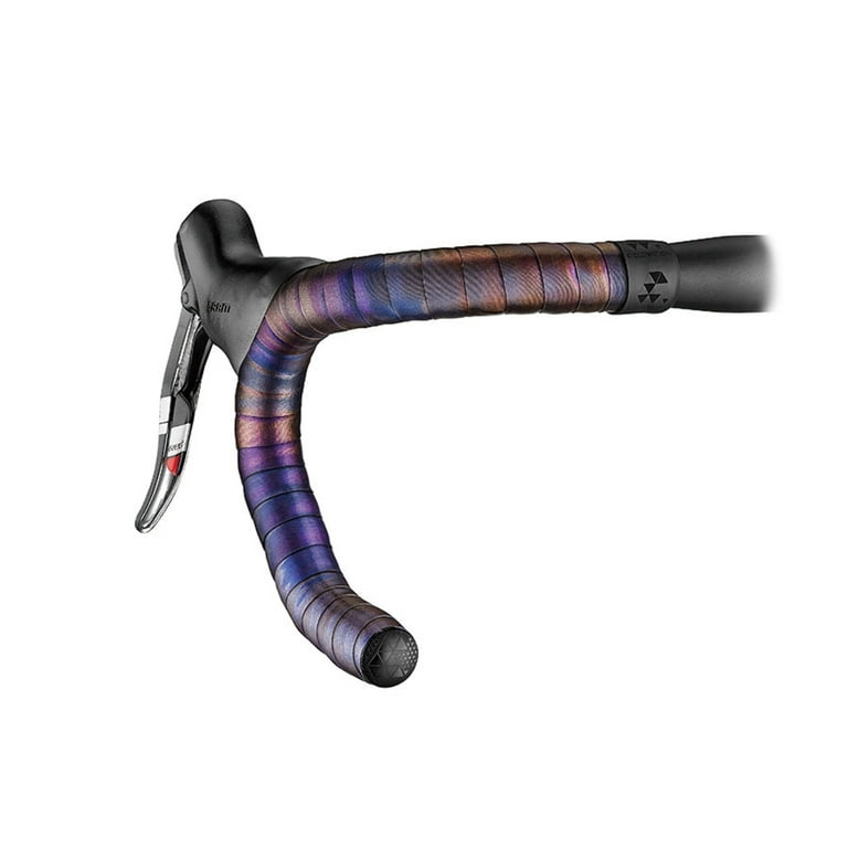 CYCLOVATION Halo Touch Handlebar Tape, Irradiant Violet w/Blk Plug