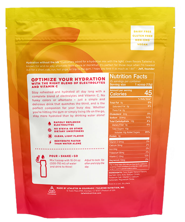 Tailwind Rapid Hydration Strawberry Lemonade - 25 Serving Bag