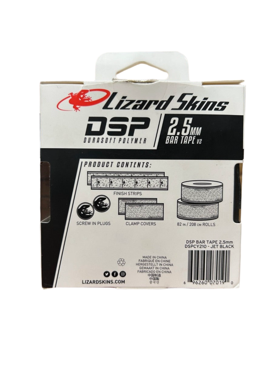 LIZARD SKIN BAR TAPE 2.5mm DSP JET BLACK