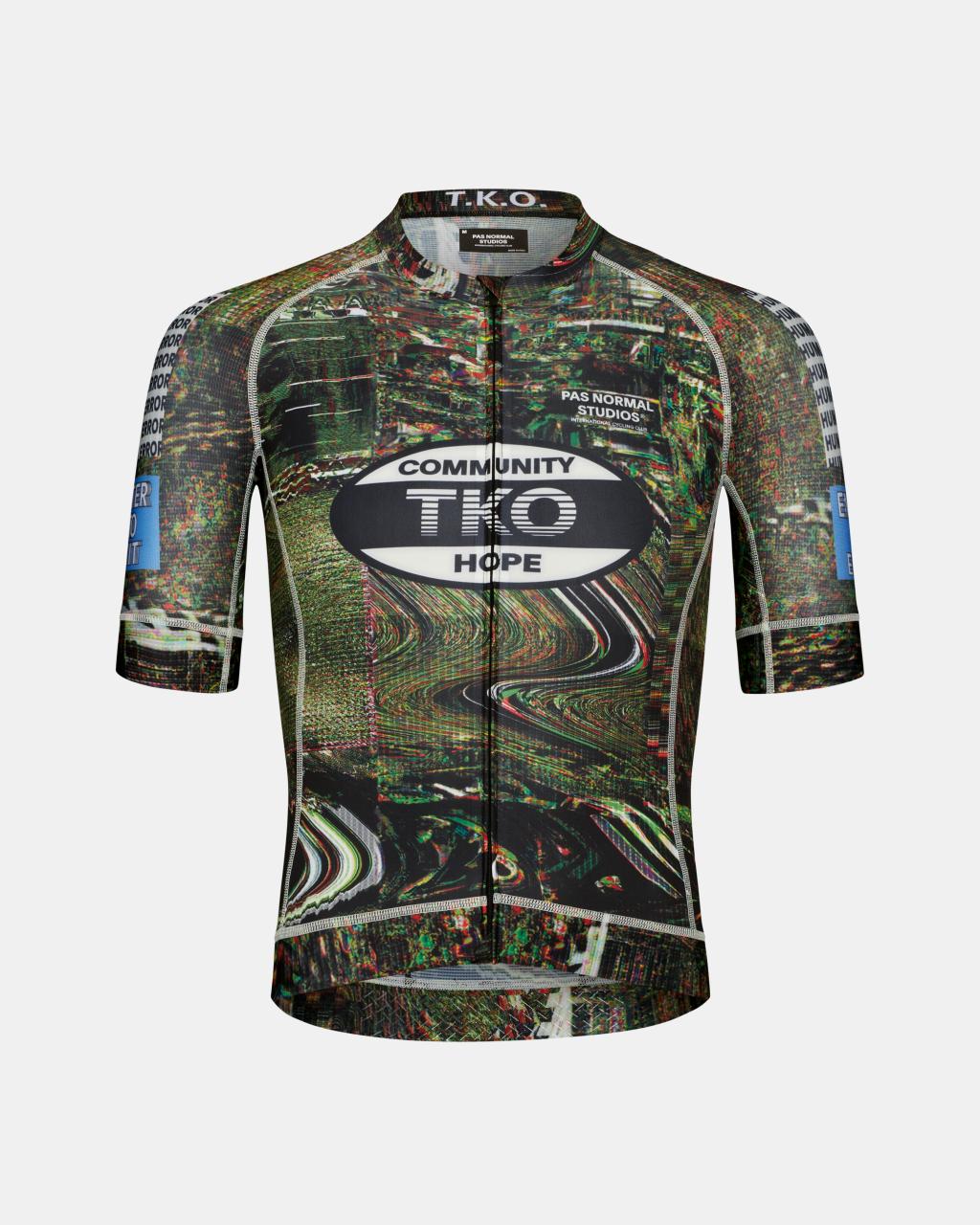 Pas Normal Studios Men's TKO Mechanism Jersey Human Error Green