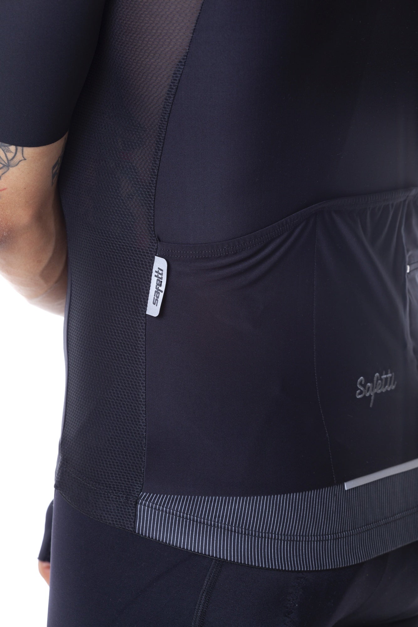 Safetti Womens Jersey Verona Nero Black XL