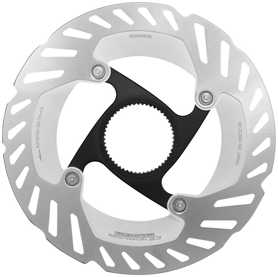 SHIMANO Disc Brake Rotor RT-CL800 CENTER LOCK ICE TECHNOLOGIES FREEZA 140 mm