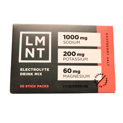 LMNT Electrolytes Zero-Sugar 30ct Stick Pack RASPBERRY SALT