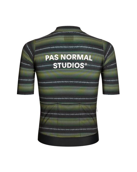 Pas Normal Studios Men's Essential Jersey Light Olive Stripe