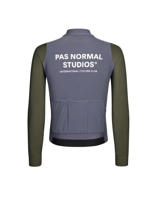 Pas Normal Studios Men's Mechanism Long Sleeve Jersey Steel / Dark Olive