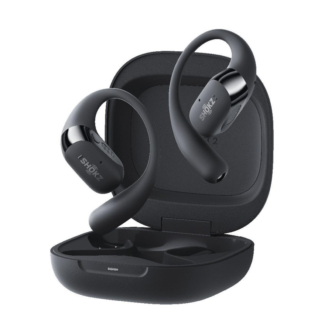 SHOKZ OPEN FIT 2 HEADPHONES OPEN EAR NLACK