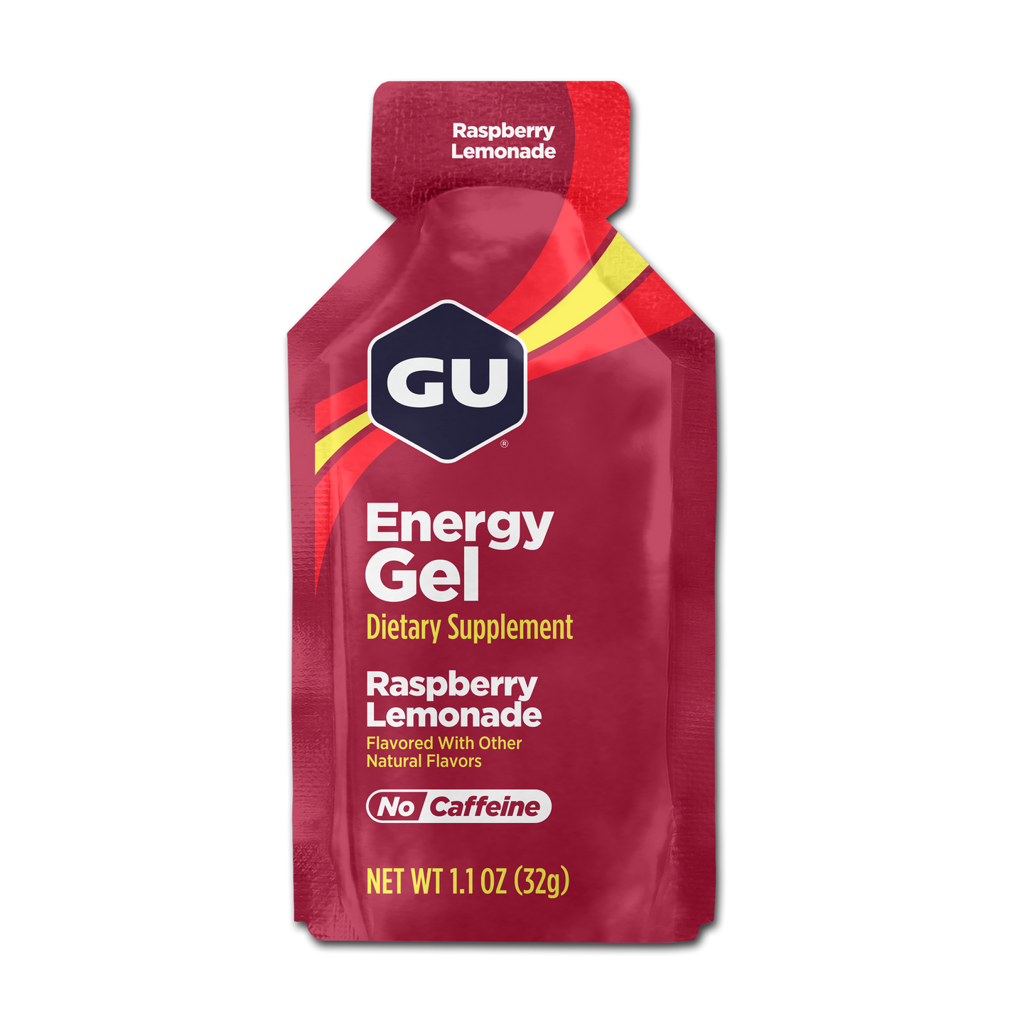 GU Energy Gel - Raspberry Lemonade, Box of 24 single