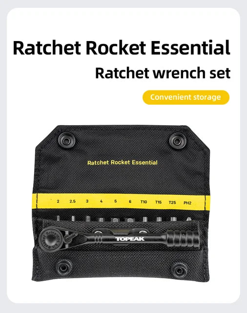 Topeak Ratchet Rocket Essential Tool Kit - with 10 Bits