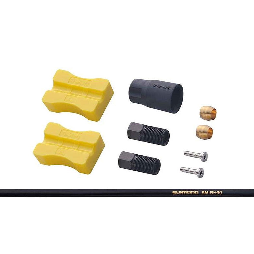 DISC BRAKE HOSE, SM-BH90-SS 2000MM BLACK(CUTABLE), STRAIGH