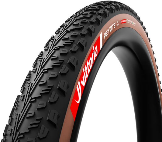 Vittoria Peyote XC Trail Tire - 29 x 2.40, Tubeless, Folding, Black/Brown, 4C Graphene