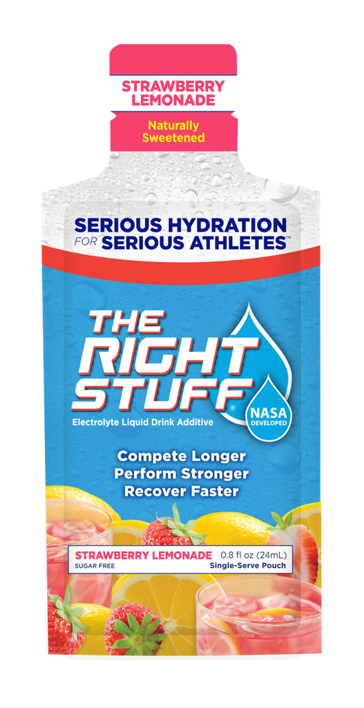 THE RIGHT STUFF ELECTROLYTE LIQUID ADDITIVE STRAWBERRY/LEMONADE 10 pack