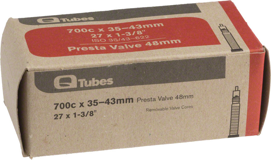 Q-Tubes / Teravail 700c x 35-43mm 48mm Presta Valve Tube