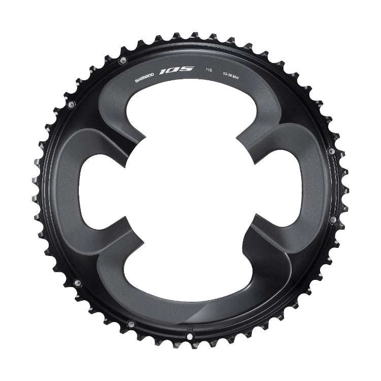 Shimano 105 FC-R7000 53t 4x110 bcd Asymmetric Chainring, Black