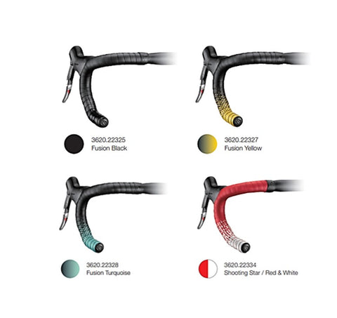 CYCLOVATION Leather Touch Handlebar Tape, Fusion Dot Blk/Silver