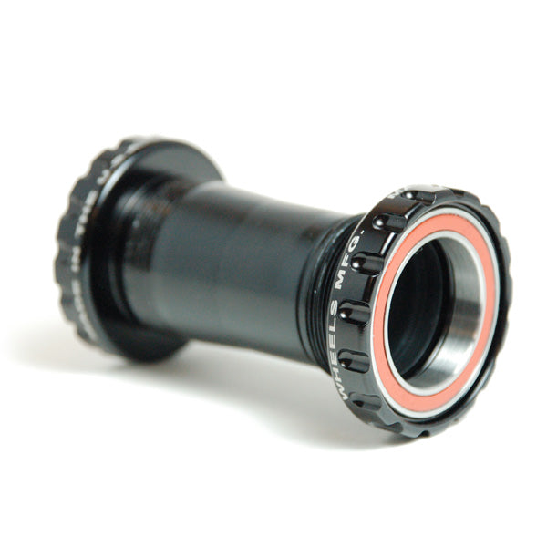 Wheels Manufacturing BSA 30 Bottom Bracket - ABEC-3 Bearings, Threaded to 30mm Wide, Black, Fits Spindles 104mm and Wider, Black